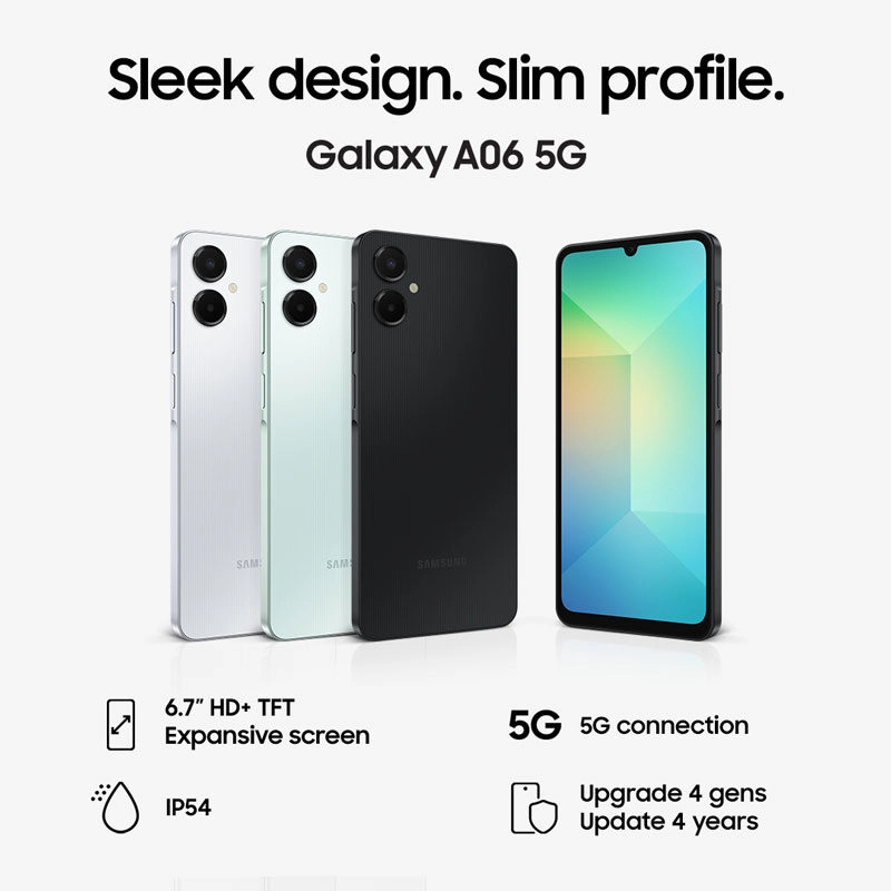 Samsung ra mắt Galaxy A06 5G giá chỉ từ 3 triệu đồng tại Việt Nam