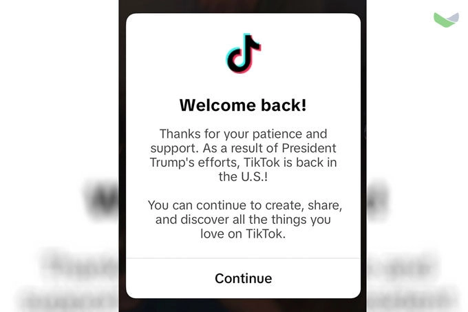 TikTok khôi phục dịch vụ tại Mỹ chỉ 14 giờ sau khi ngừng hoạt động