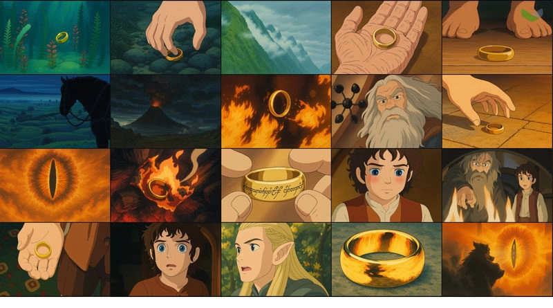 AI và Studio Ghibli hợp tác tạo nên phiên bản Chúa Nhẫn độc đáo