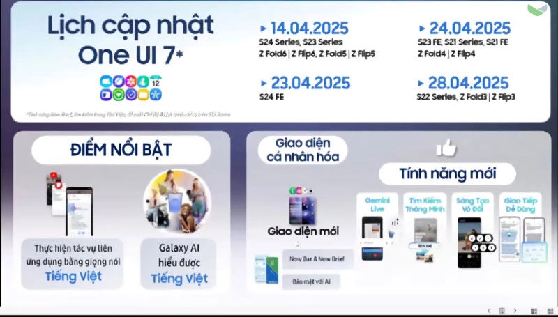 Người dùng Việt chờ đợi cập nhật One UI 7 từ Samsung lâu hơn dự kiến